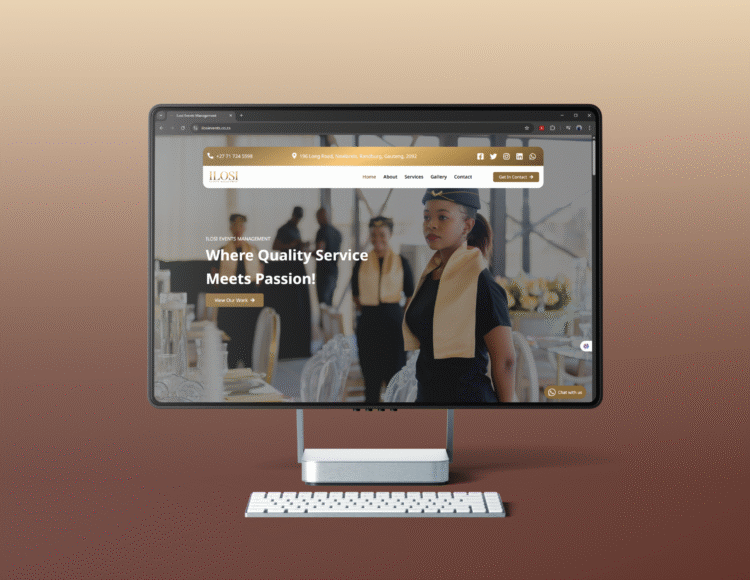 ILosi Website Mockup